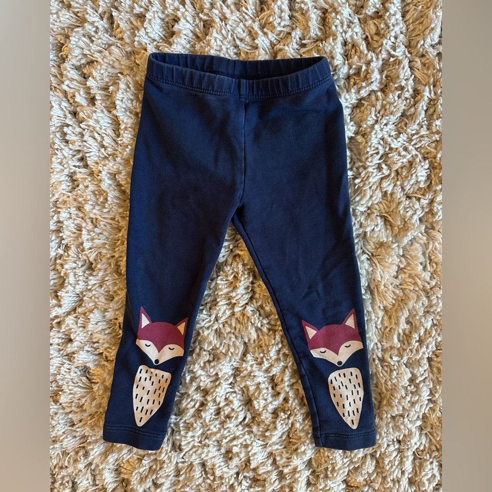 Tea Collection Fox Print Kids Leggings